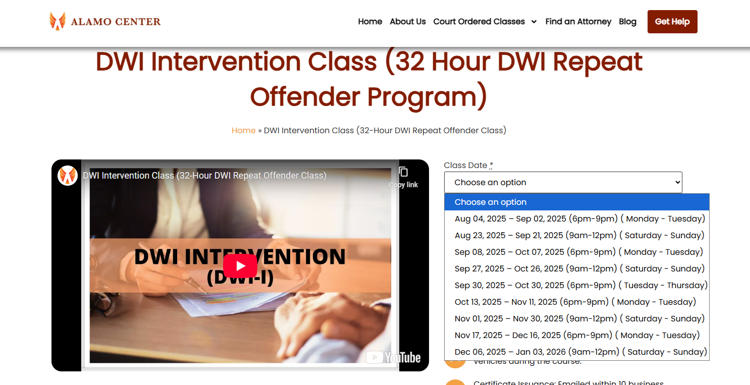 How to Enroll in a DWI Class in Texas